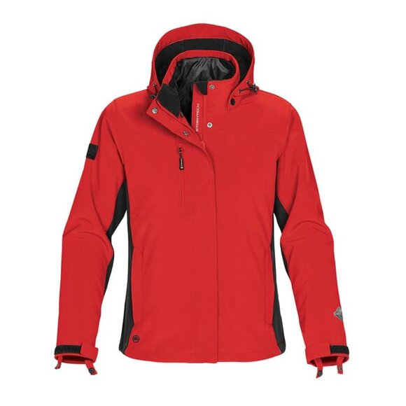 Stormtech Performance Red Coat Women's L Atmosphere 3-In-1 System Jacket SSJ-1W - Picture 1 of 16
